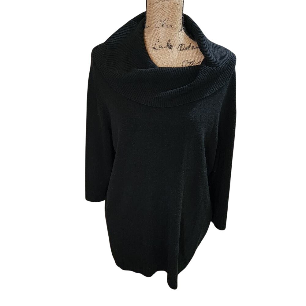 Mercer Studio cowl‎ neck 3/4 length sleeve sweater size 2X